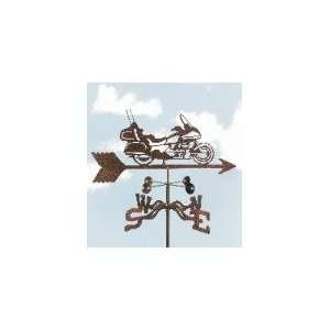 Touring Motorcycle Roof Mount Weathervane Patio, Lawn 