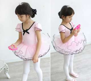   Leotard Ballet TuTu Skate Fairy Dance Skirt Costume Dress 3 8Y  