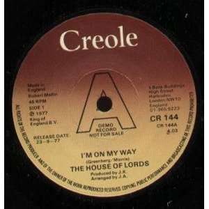  IM ON MY WAY 7 INCH (7 VINYL 45) UK CREOLE 1977 HOUSE 