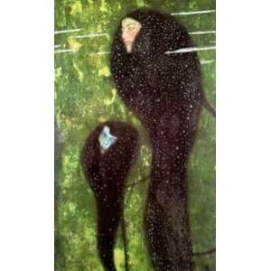  12X16 inch Gustav Klimt Abstract Animal Canvas Art Repro 