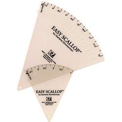Easy Scallop Quilting Ruler Set  