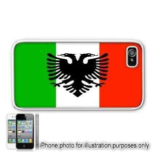  Arbereshe Albanian Flag Apple Iphone 4 4s Case Cover White 
