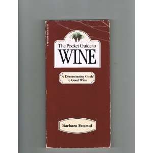    The pocket guide to wine (9780399504839) Barbara Ensrud Books
