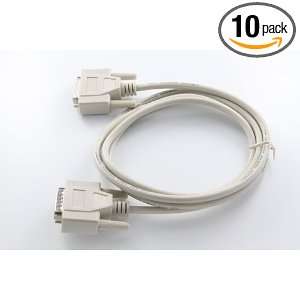  6 Foot 15 pin DB15 DB 15 Serial Cable Adapter Convert M/M 