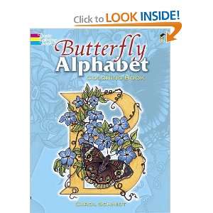  Butterfly Alphabet Coloring Book (Dover Coloring Books 