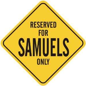   RESERVED FOR SAMUELS ONLY  CROSSING SIGN