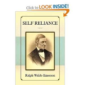  Self Reliance (9781619490949) Ralph Waldo Emerson Books