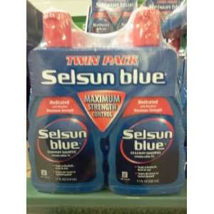  Selsun Blue Twin Pack Maximum Strenght Control 2 X 11 Oz 