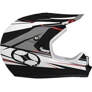  No Fear Youth Prime Helmet   Youth Large/Black/White/Red 