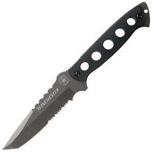 Winchester Call Out, Aluminum Handle, ComboEdge, Tanto Pt, Nylon 
