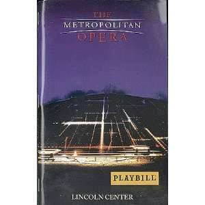  Lehar The Merry Widow   Metropolitan Opera Playbill 