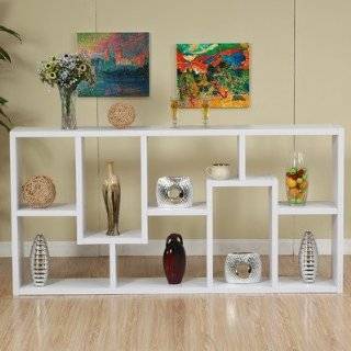   Unique Bookcase / Display Cabinet in Red Cocoa Furniture & Decor