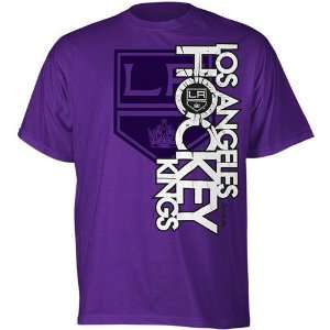  Reebok Los Angeles Kings Glacier T Shirt   Purple (Small 
