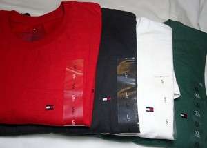 NWT TOMMY HILFIGER Mens Solid Nantucket Tee CLASSIC FIT SOLID CREW 