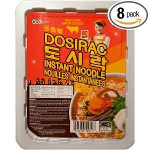 Paldo Dosirac Oriental Style Noodle, Beef Flavor, 3.15 Ounce (Pack of 