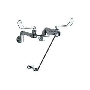 Chicago Faucets 815 CP Chrome Manual Flushing Rim Utility Faucet with 