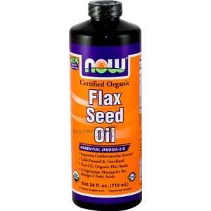  Now Flax Oil Organic/Non GE, 24 Ounce Health & Personal 