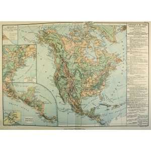  Leroy map of North America (1885)