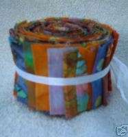 MINI Batik Jelly Roll Cotton Fabric  