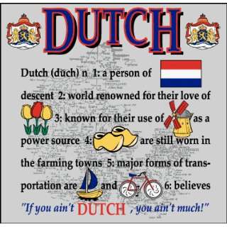  Netherlands   Nationality Definition T shirt (Large 