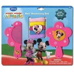  Minnie Comb, Mirror & Hair Ponies Set Case Pack 144 