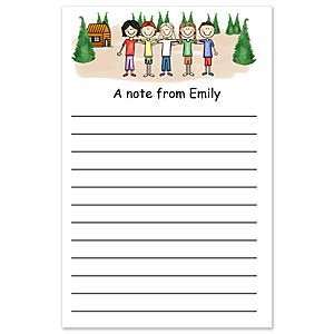  Camp Friends Note Pad Camp Stationery