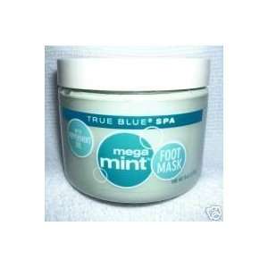 Bath & Body Works True Blue Spa Mega Mint 6 oz Foot Mask with 