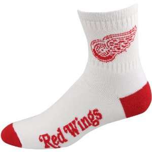  Detroit Red Wings Pair of White Athletic Socks