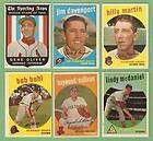 1959 TOPPS BILLY MARTIN INDIANS  
