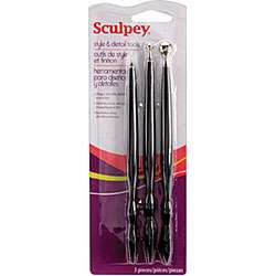 Sculpey 3 piece Style and Detail Tools Set  