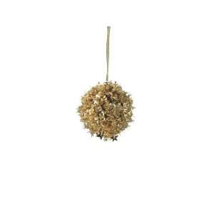  Gold Spangle Ball Ornament. Pl