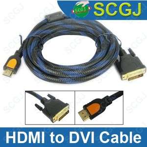   Male to HDMI 1.3 Male Cable 3M for HDTV HD double ferrite cores  