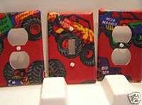 Light Switch Plate/Outlet Covers with MONSTER TRUCKS  