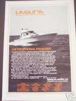 1972 Laguna 10 metre Cruiser Yacht vintage Boat ad  