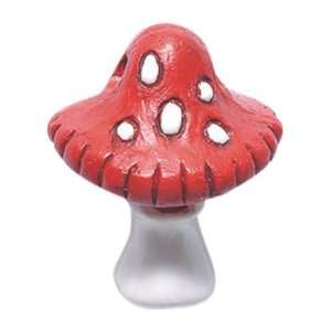   Ceramic Amanita Mushroom Beads, Red, 3 Per Pack Arts, Crafts & Sewing