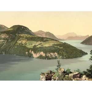  Vintage Travel Poster   Seelisberg and Pilatus Lake Lucerne 