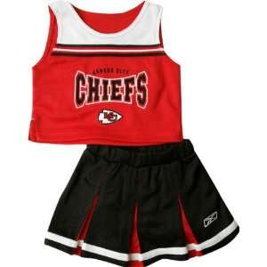Kansas City Chiefs Girls 4 6X 2 Pc Cheerleader Jumper  