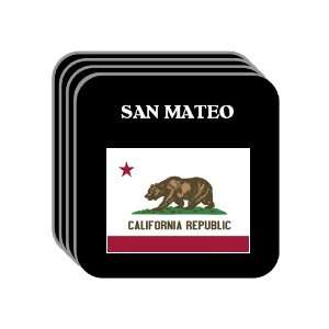  US State Flag   SAN MATEO, California (CA) Set of 4 Mini 