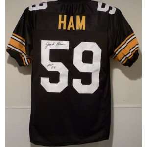   Ham Autographed Pittsburgh Steelers Jersey w/HOF 88