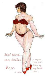 NEW* CLOTH DOLL PATTERN REAL WOMEN HAVE BELLIES  