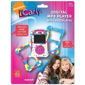  Nickelodeon Icarly Digital  Player with Faceplates 