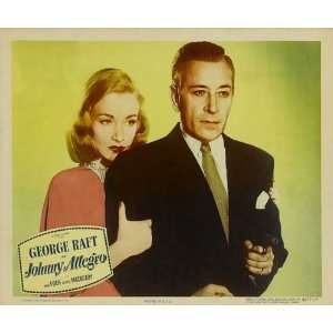  1949 Johnny Allegro 11 x 14 Movie Poster   Style B