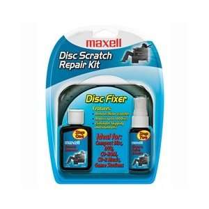 Maxell Disc Fixer Cd/Dvd Scratch Repair Kit Special Designed Two Step 