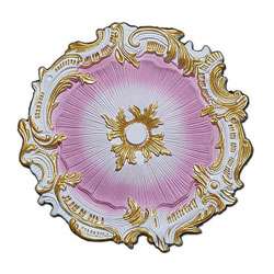 Hand painted 16.75 inch Starburst Ceiling Medallion  