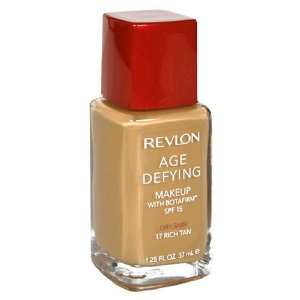 Revlon Age Defying Makeup with Botafirm, SPF 15, Dry Skin, Rich Tan 17 