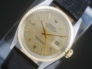 Rolex 16013 18K Gold & S/S Oyster Perpetual DateJust Watch  