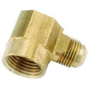  Anderson Metals #54050 0608 3/8FLx1/2FPT Brass Elbow