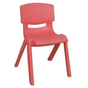  Early Childhood Resource ELR 0557 RD Plastic Stack Chair 