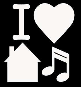 Love House Music T Shirt Techno Rave Dance  