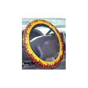  Hot Rod Flame Steering Wheel Cover Automotive